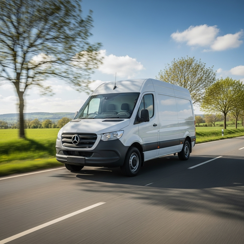 De actieradius van elektrische bedrijfswagens